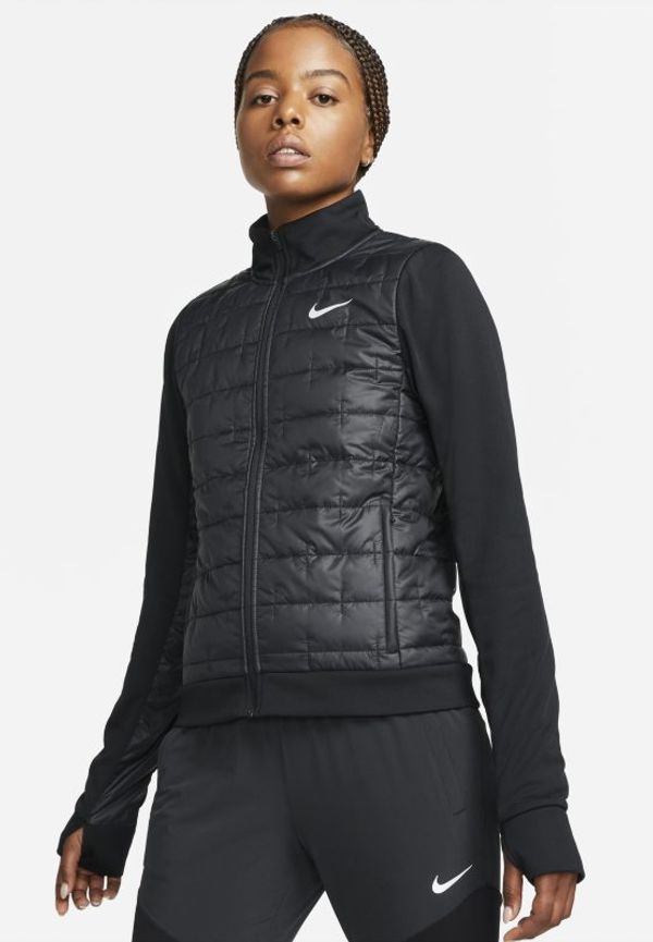 Löparjacka NikeTherma-FIT med syntetfoder för kvinnor - Svart