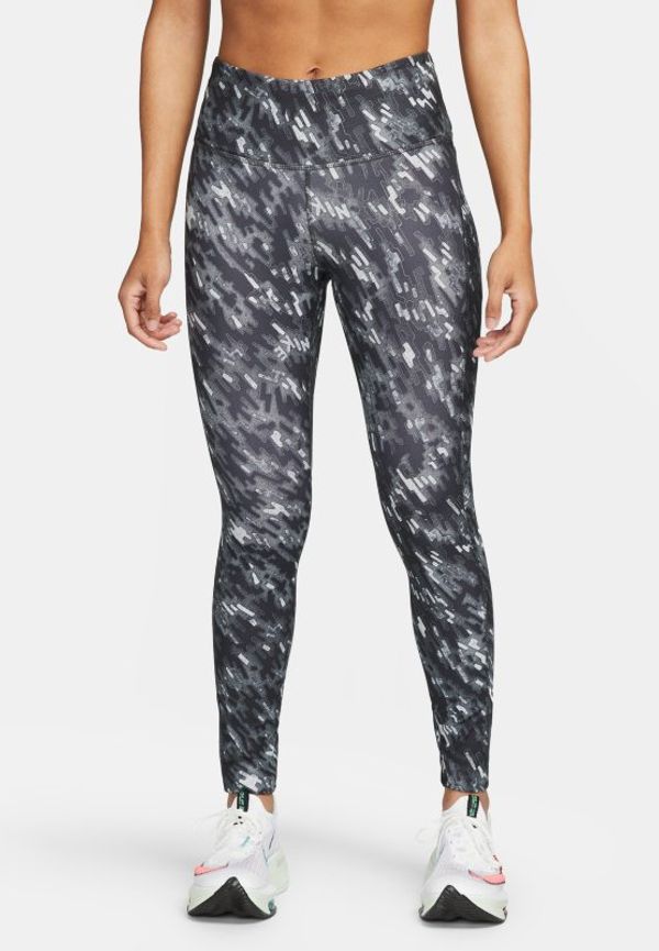 Löparleggings Nike Dri-FIT Fast med mellanhög midja och ficka för kvinnor - Svart