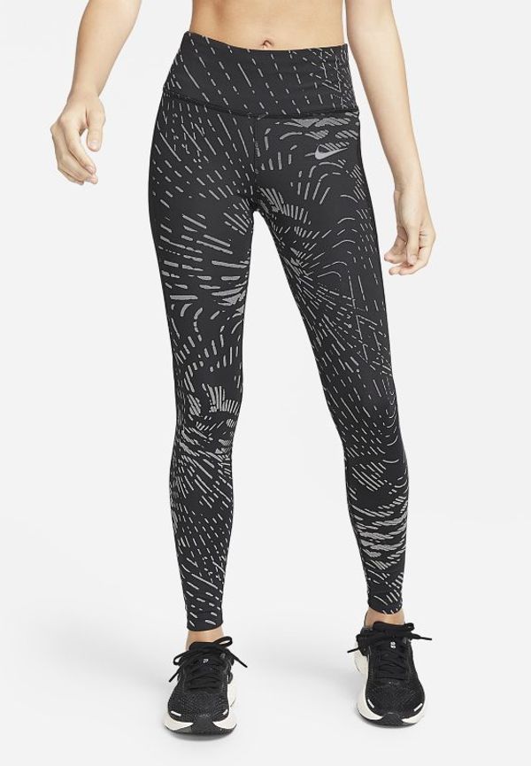 Löparleggings Nike Dri-FIT Run Division Fast med reflekterande tryck för kvinnor - Svart