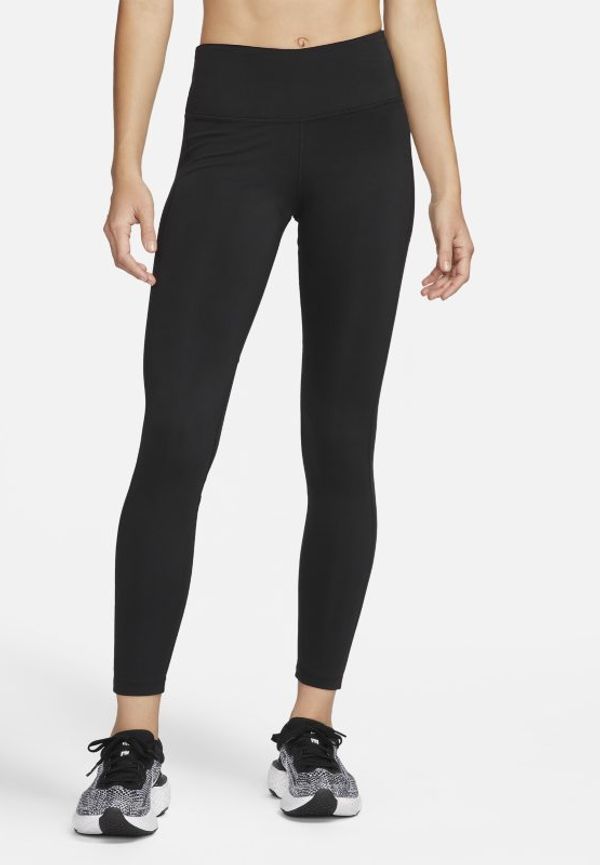 Löparleggings NikeDri-FIT Epic Fast i 7/8-längd med mellanhög midja för kvinnor - Svart