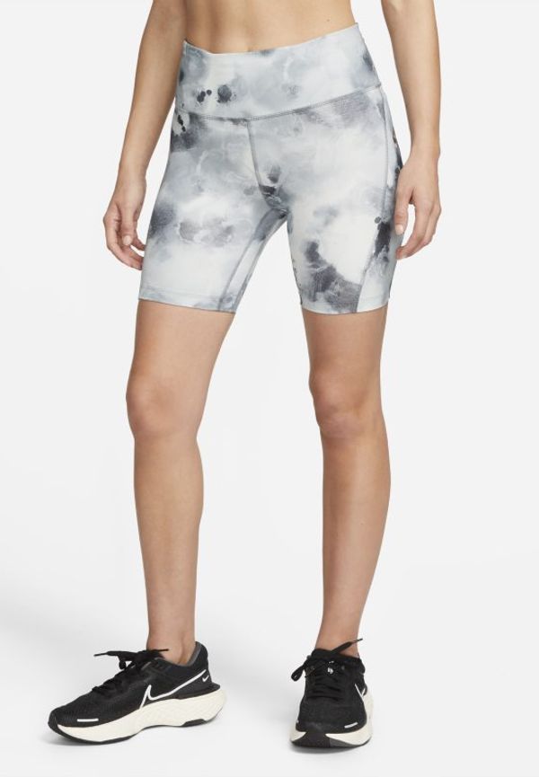 Löparshorts Nike Air Dri-FIT Fast 18 cm med mellanhög midja för kvinnor - Grå