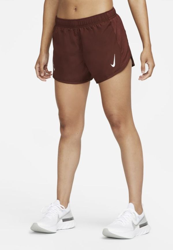 Löparshorts Nike Dri-FIT Tempo Race för kvinnor - Brun