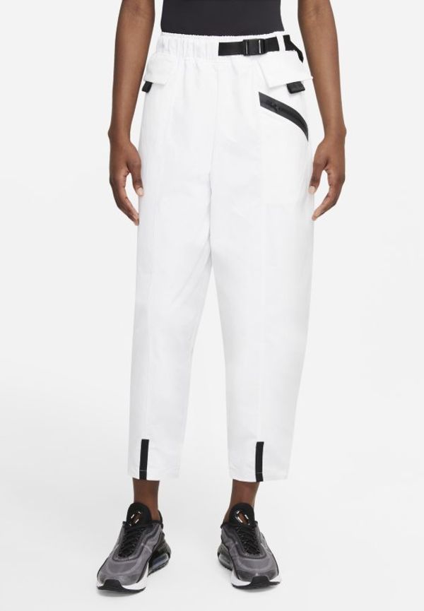 Lösa byxor i vävt material Nike Sportswear Tech Pack för kvinnor - Vit