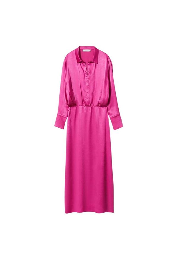 Mango - Klänningar - Rosa - Dam - Storlek: S,M