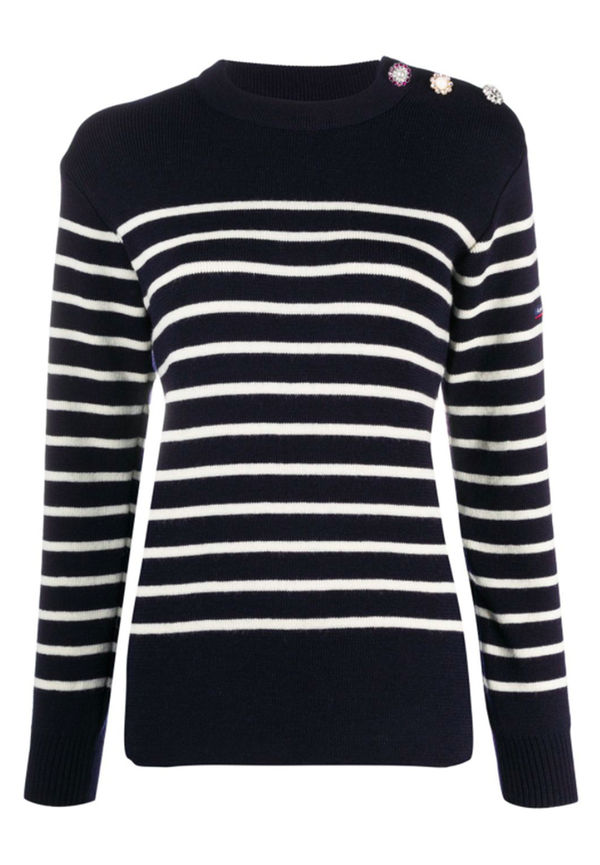 Marc Jacobs - Stickade tröjor & koftor - Blå - Dam - Storlek: Xs,S