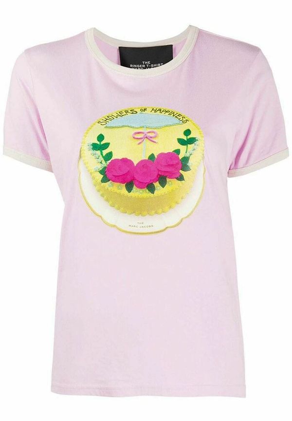 Marc Jacobs - T-shirts - Rosa - Dam - Storlek: XS