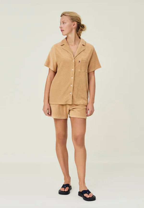 Marina Organic Cotton Terry Short Sleeve Shirt