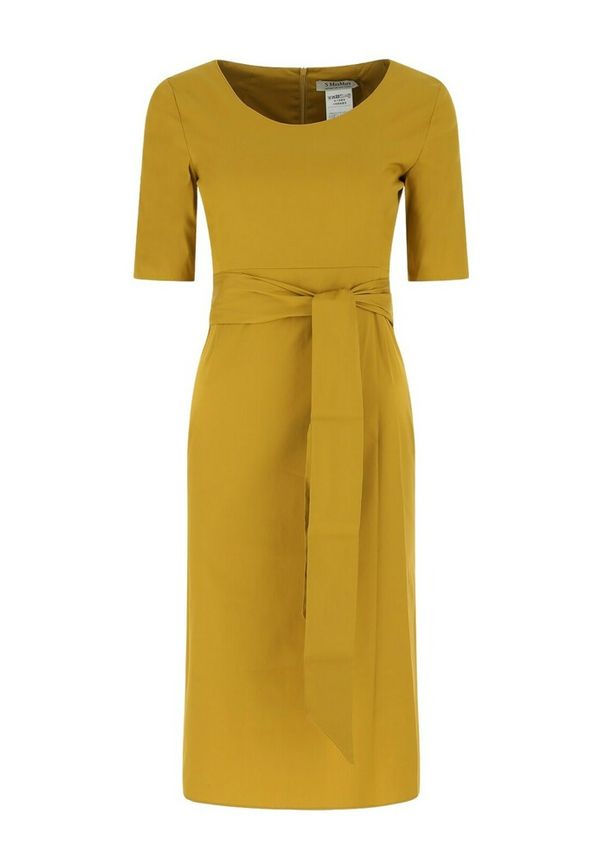 Max Mara - Klänningar - Gul - Dam - Storlek: 3XS