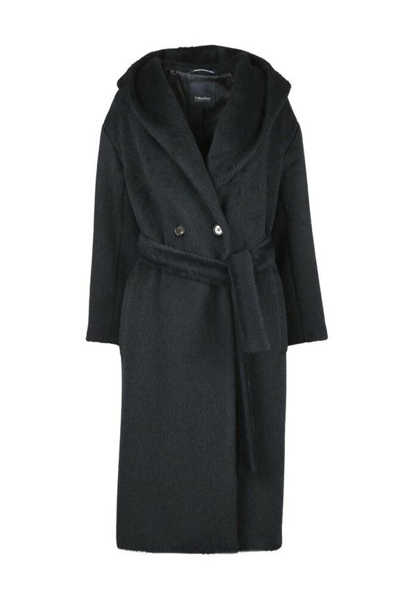 Max Mara - Ullkappor - Blå - Dam - Storlek: XS