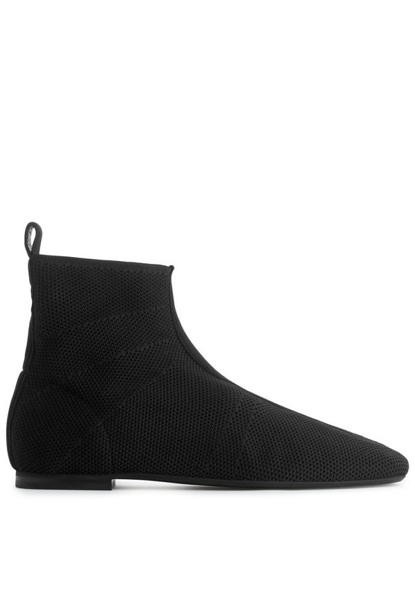 Mesh Ankle Boot - Black
