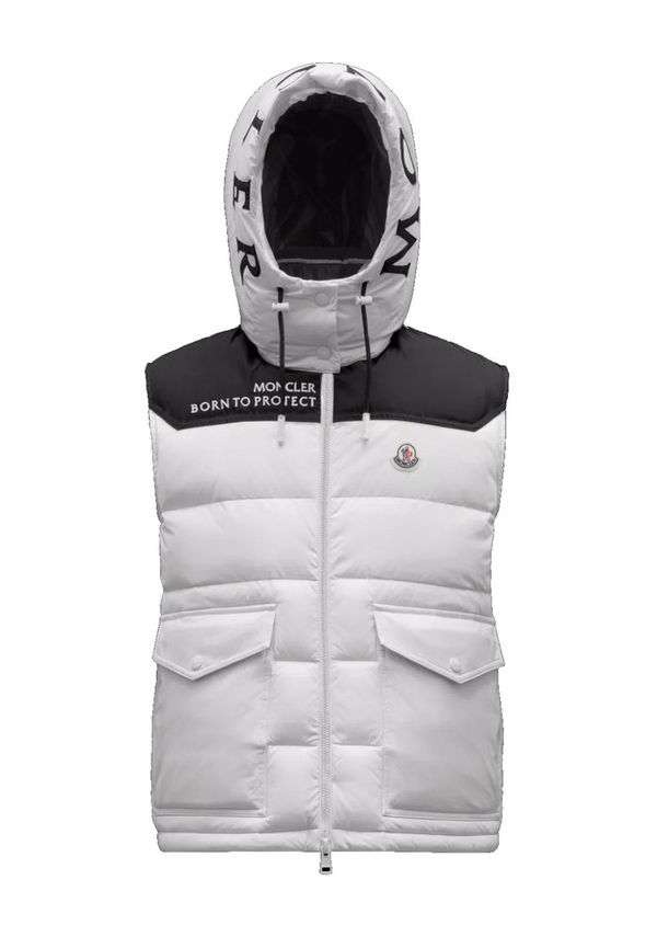 Moncler - Yttervästar - Vit - Dam - Storlek: XS