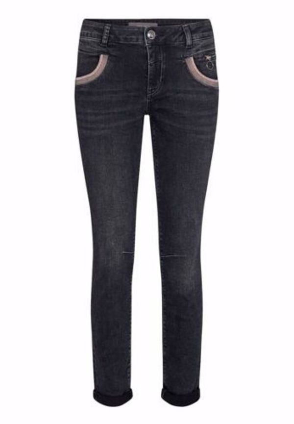 MOS Mosh - Skinny Jeans - Grå - Dam - Storlek: W31,W32,W24,W33,W29,W26,W25,W27,W30,W28