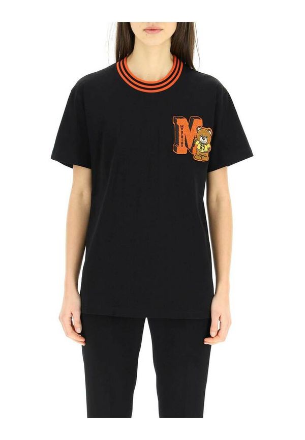 Moschino - T-shirts - Svart - Dam - Storlek: Xs,L,M