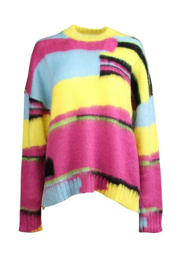 Msgm - Stickade tröjor & koftor - Rosa - Dam - Storlek: Xs,S,M
