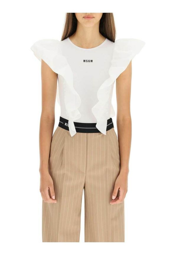 Msgm - Toppar - Vit - Dam - Storlek: M