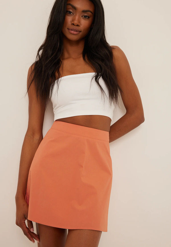 NA-KD Minikjol - Orange