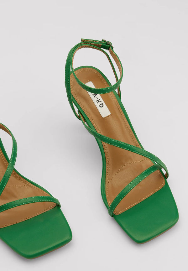 NA-KD Shoes Hourglass högklackade skor - Green