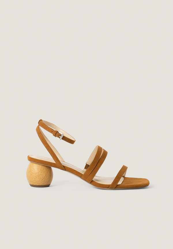 NA-KD Shoes Lågklackade Sandaler - Brown