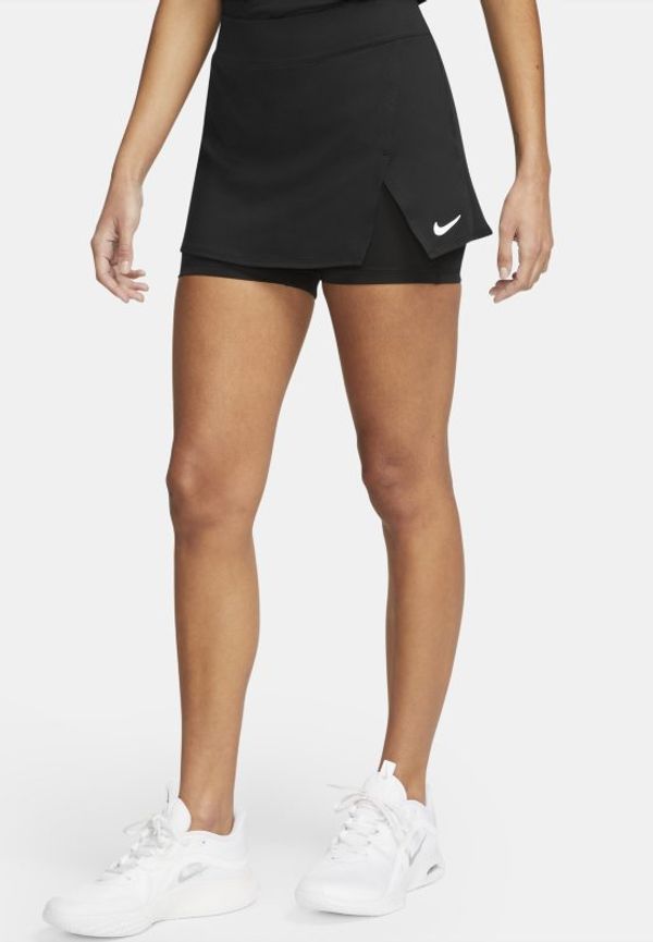 NikeCourt Dri-FIT Victory tenniskjol för kvinnor - Svart