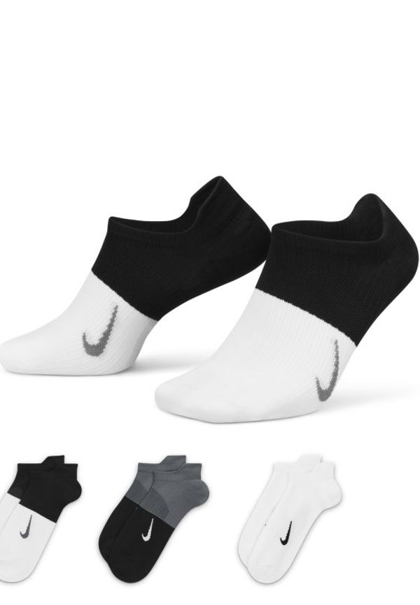 No-show-strumpor Nike Everyday Plus Lightweight för kvinnor (3 par) - Flerfärgade