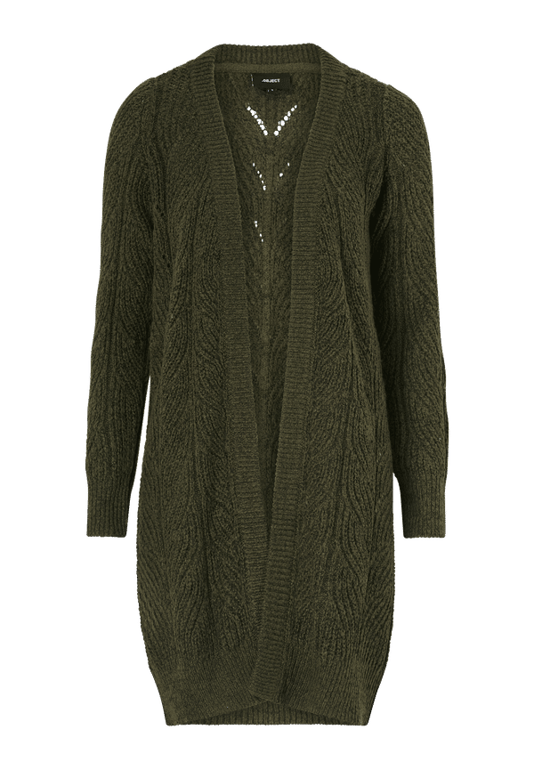 Object - Cardigan objNova Stella L/S Knt - Grön