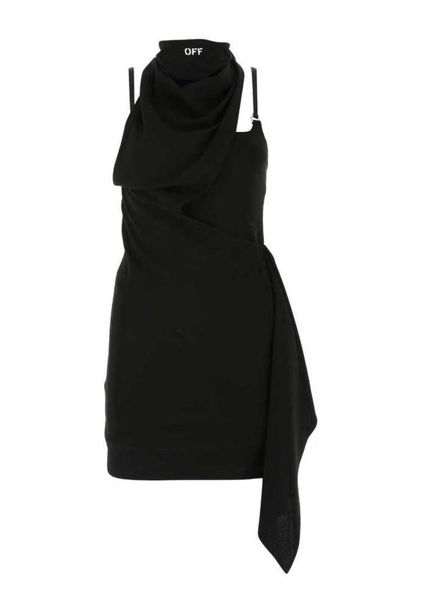 Off White - Klänningar - Svart - Dam - Storlek: Xs,2Xs