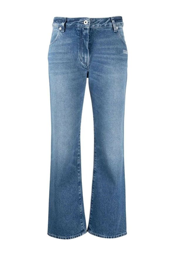 Off White - Straight - Blå - Dam - Storlek: W29,W26,W30