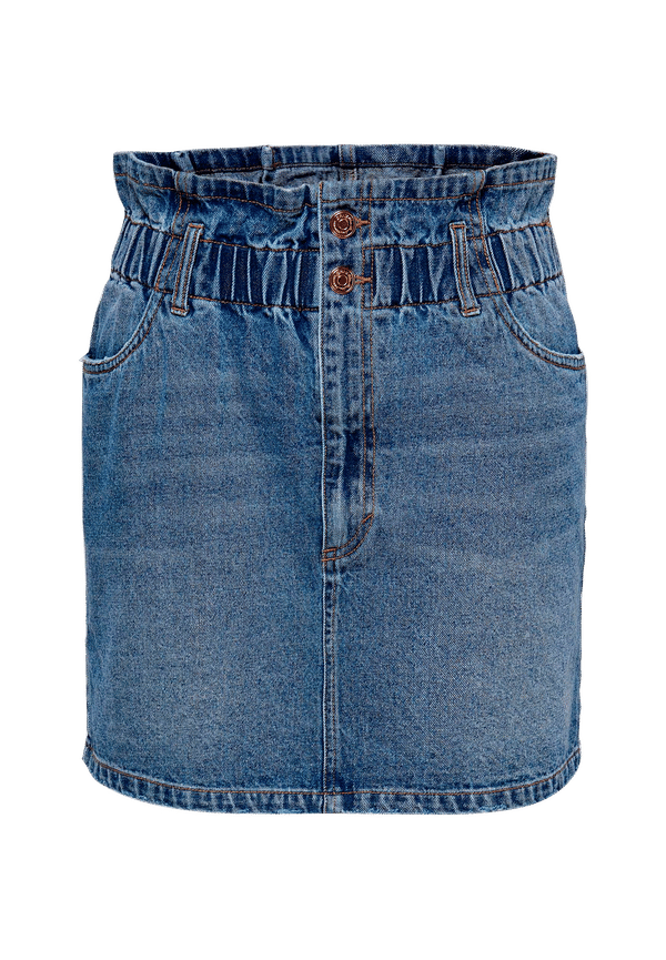 Only - Jeanskjol onlMillie HW Mini Paper Skirt - Blå