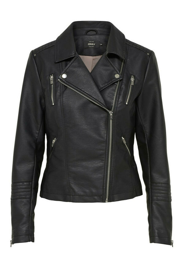 Only - Läderjackor - Svart - Dam - Storlek: Xl,L,S