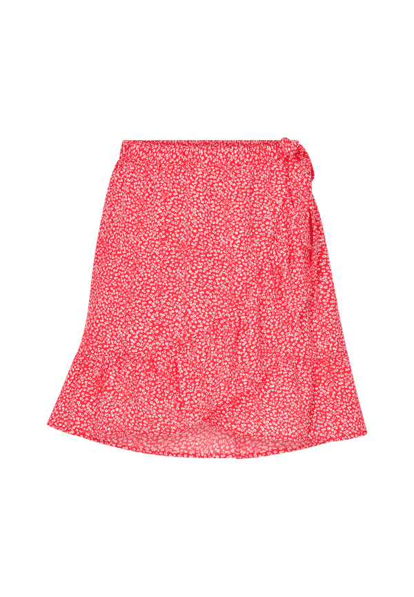 Only - Omlottkjol onlNova Lux Merle Short Skirt - Röd