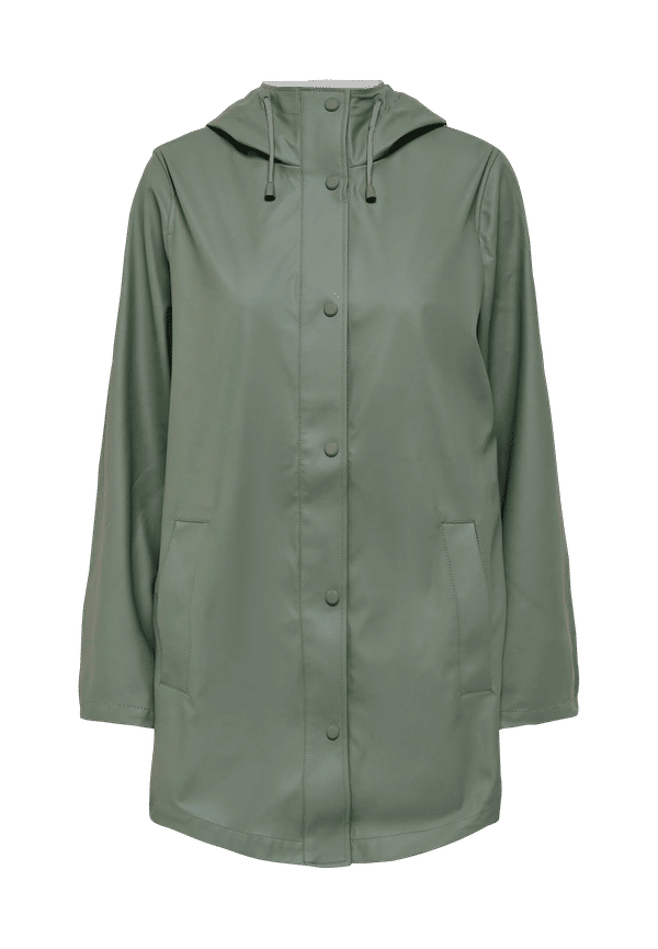Only - Regnkappa onlEllen Raincoat CC OTW - Grön