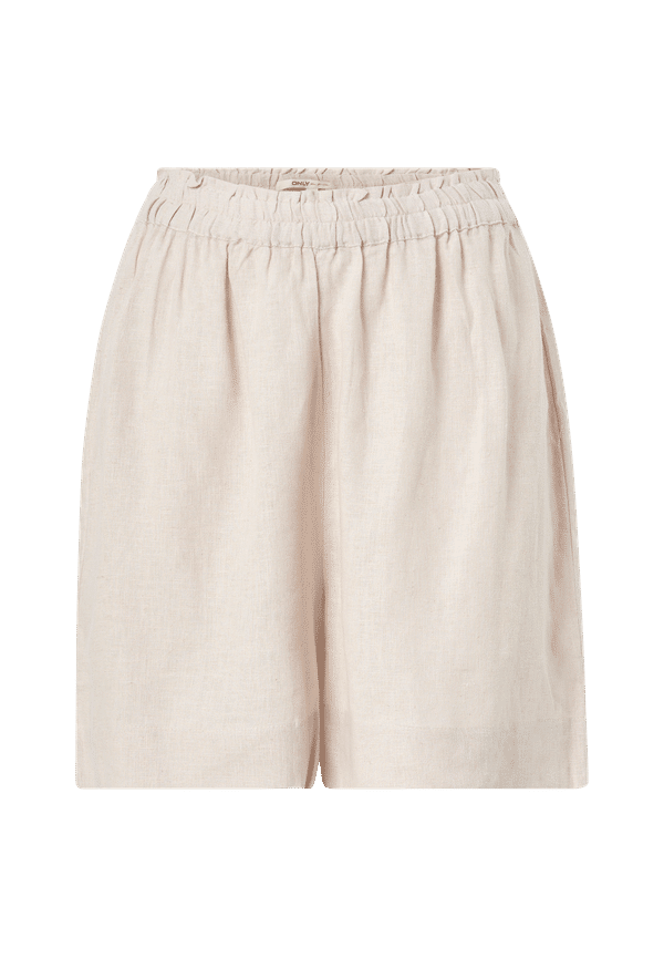 Only - Shorts onlTokyo HW Linen Blend Shorts - Beige