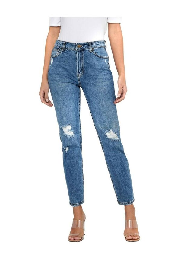 Only - Skinny Jeans - Blå - Dam - Storlek: W32 L32