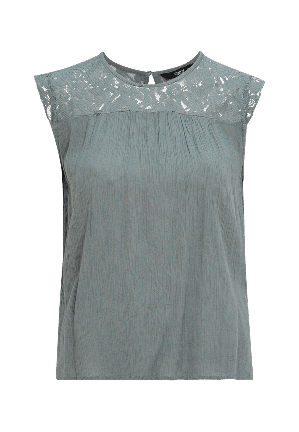 Only - Topp onlKarmen S/L Top - Grön