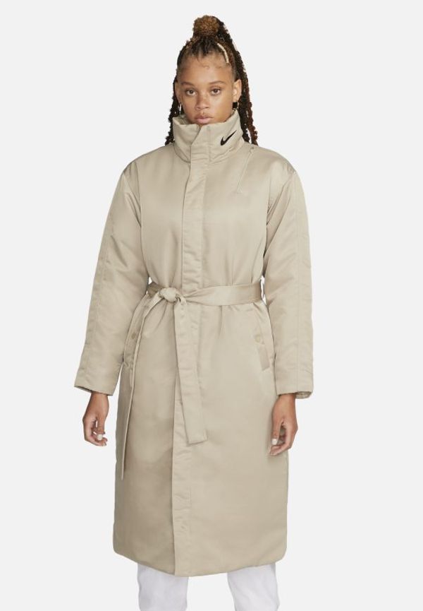 Parkas Nike Sportswear med syntetfoder för kvinnor - Brun