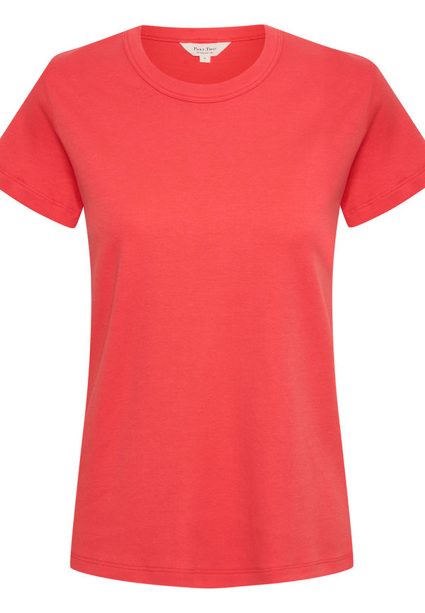 Part Two - T-shirts - Röd - Dam - Storlek: 2XL
