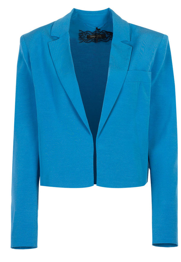 Patrizia Pepe - Blazer - Blå - Dam - Storlek: 2XS