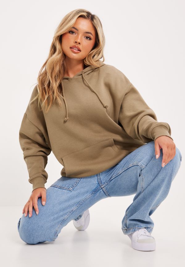 Pieces - Hoodies - Silver Mink - Pcchilli Ls Oversized Hoodie Noos B - Tröjor