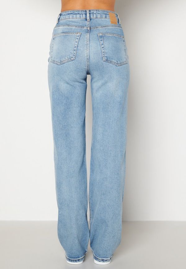 Pieces Holly HW Wide Jeans Medium Blue Denim 28/32