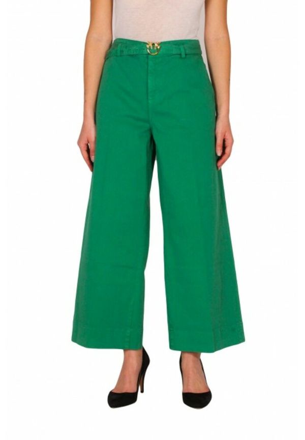 Pinko - Flare Jeans - Grön - Dam - Storlek: W30