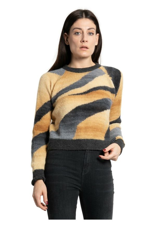 Pinko - Stickade tröjor & koftor - Beige - Dam - Storlek: L