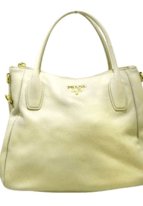 Prada Vintage - Vintage Väskor - Vit - Dam - Storlek: ONE Size