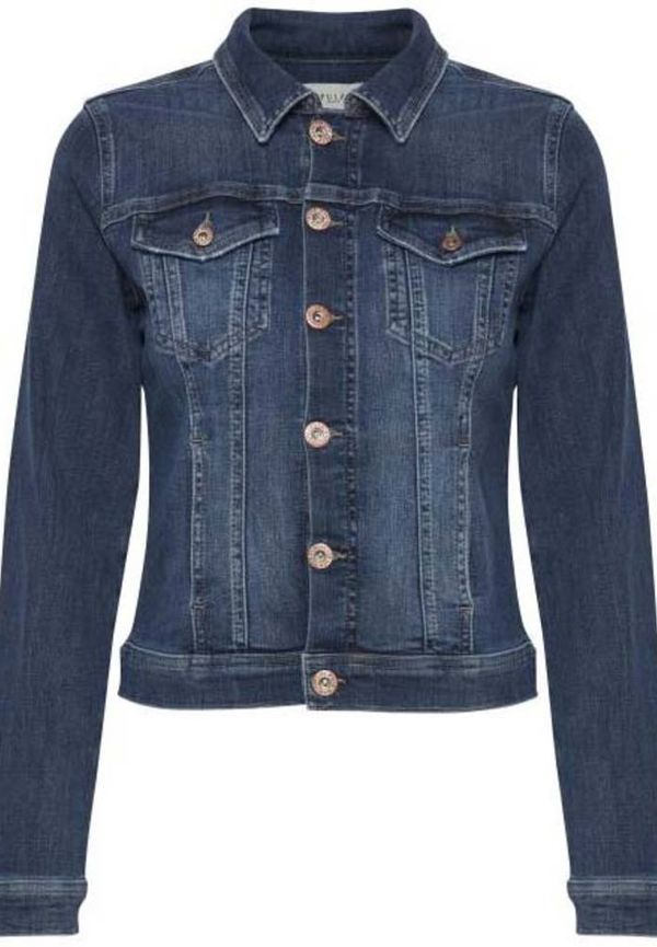 Pulz Jeans - Jeansjackor - Blå - Dam - Storlek: Xs,L,S