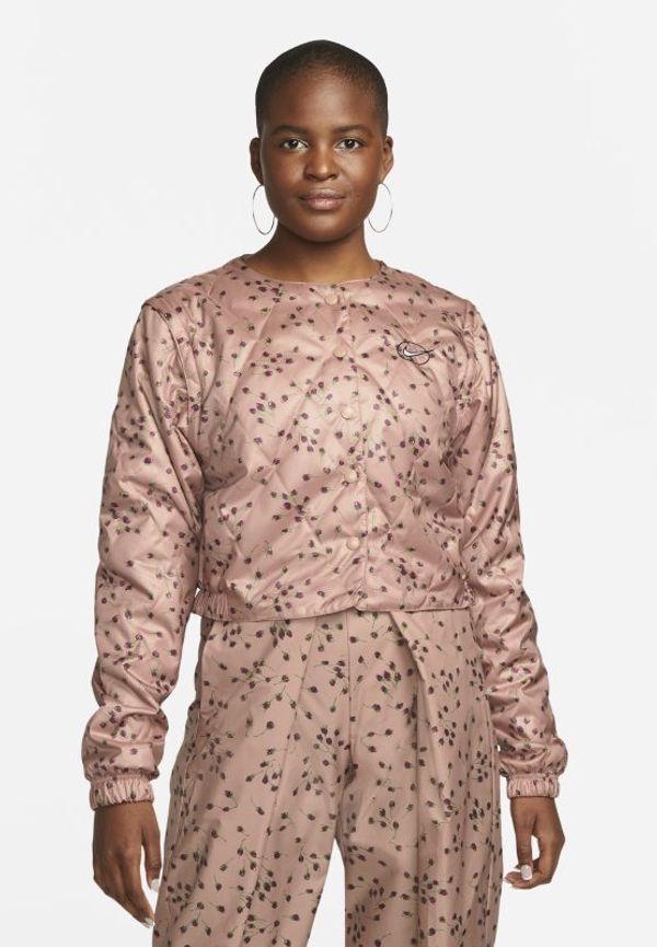 Quiltad jacka Nike Sportswear Icon Clash för kvinnor - Rosa