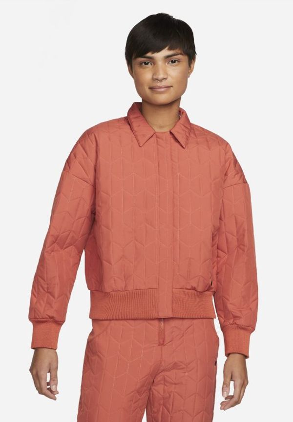 Quiltad vävd jacka Nike Sportswear Essentials för kvinnor - Orange