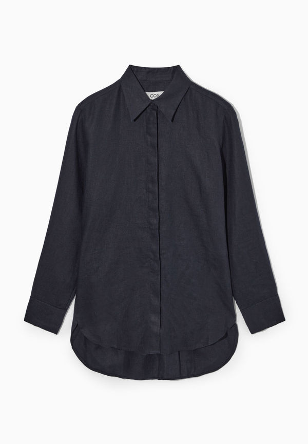 REGULAR-FIT LINEN SHIRT