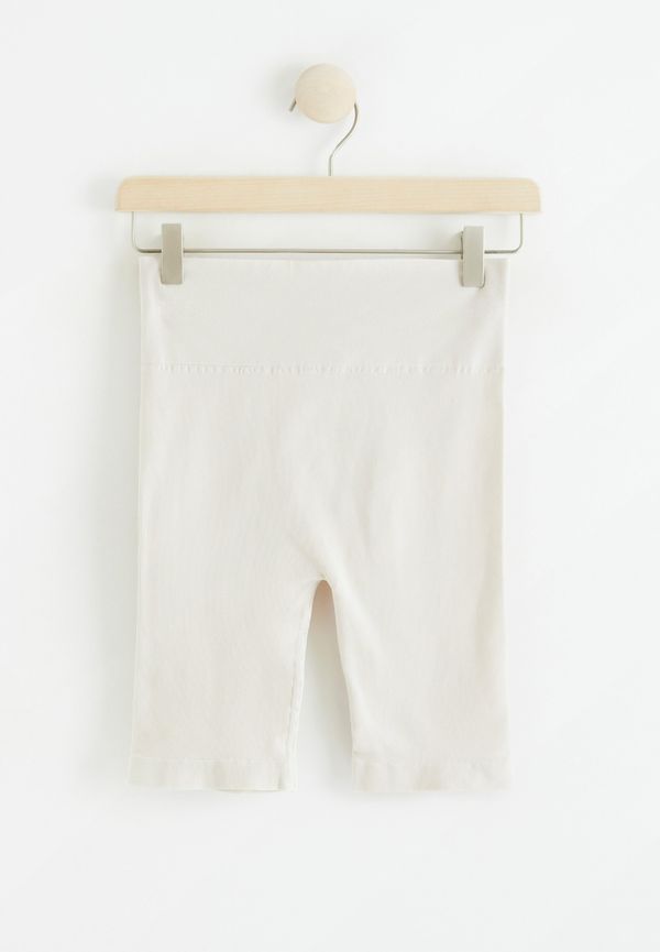 Ribbad sömlös comfort waist cykelbyxa