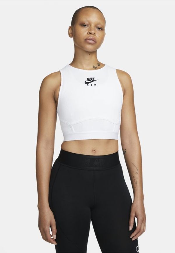 Ribbat linne Nike Air för kvinnor - Vit
