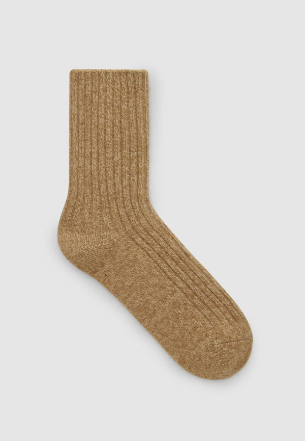 RIBBED CASHMERE SOCKS