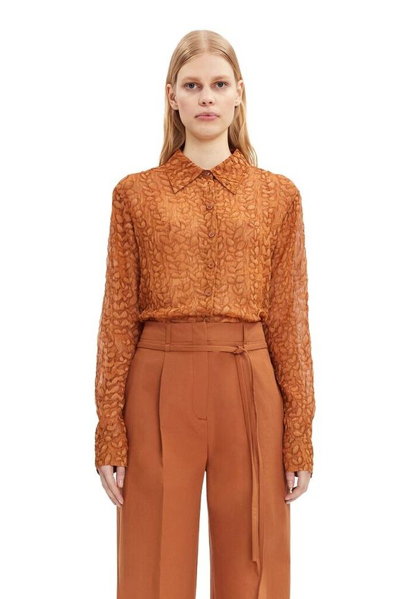 Samsøe Samsøe - Skjortor - Orange - Dam - Storlek: Xs,L